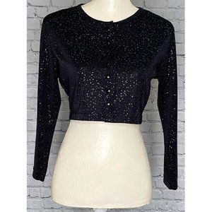 Next Era Long Sleeve Bolero Top Blouse Sparkles